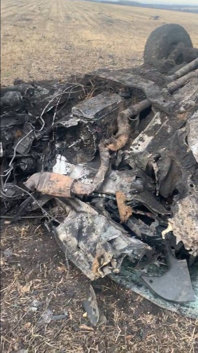 Внедорожник - уничтожен. В Харьковской области