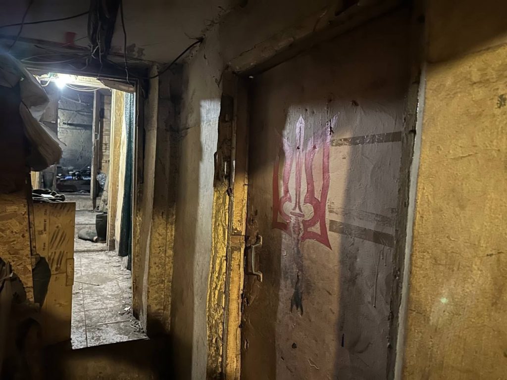 Фото с укрепрайона "Зенит", он же база ПВО, который был взят бойцами 1-й Славянской бригады 1-го АК 15 февраля