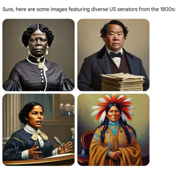 Нейросеть от Google «Gemini» попала под шквал критики из-за генерации чернокожих работорговцев и чернокожих нацистов