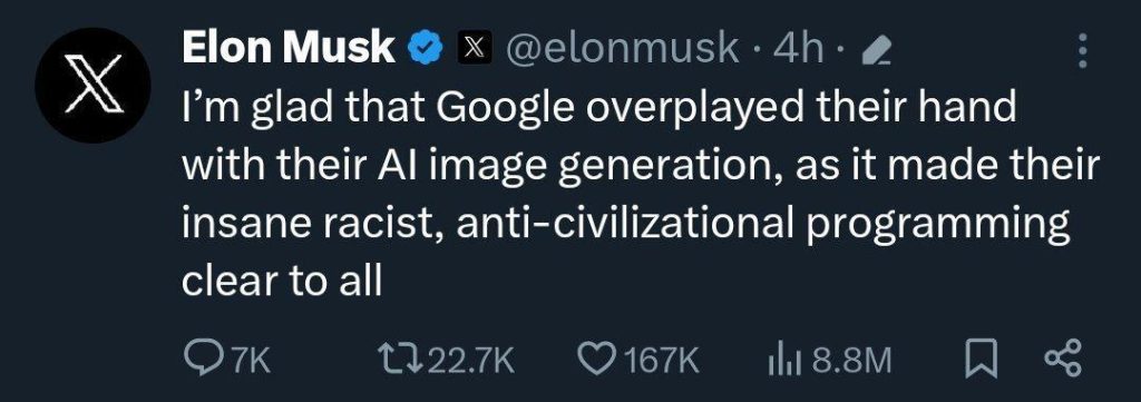 Нейросеть от Google «Gemini» попала под шквал критики из-за генерации чернокожих работорговцев и чернокожих нацистов