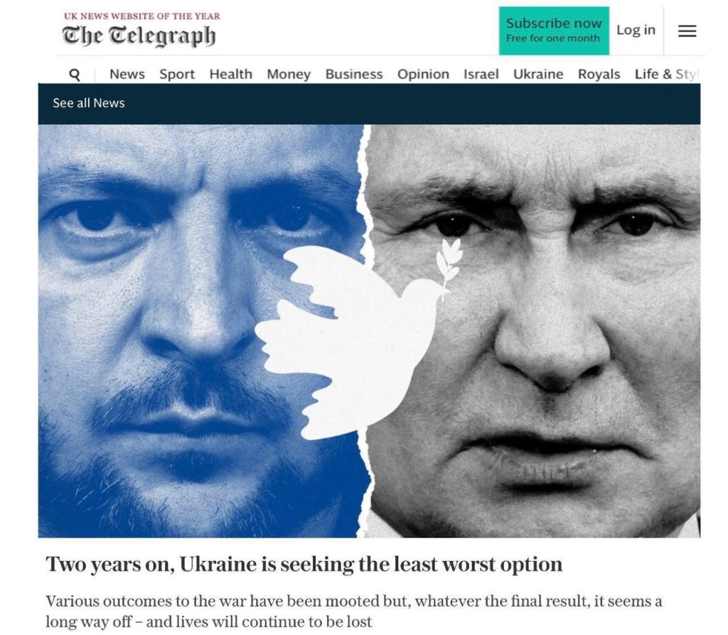 Украине нужно отказаться от занятых Россией территорий на юге и востоке Украины, заявил нардеп Украины Гончаренко в интервью The Telegraph