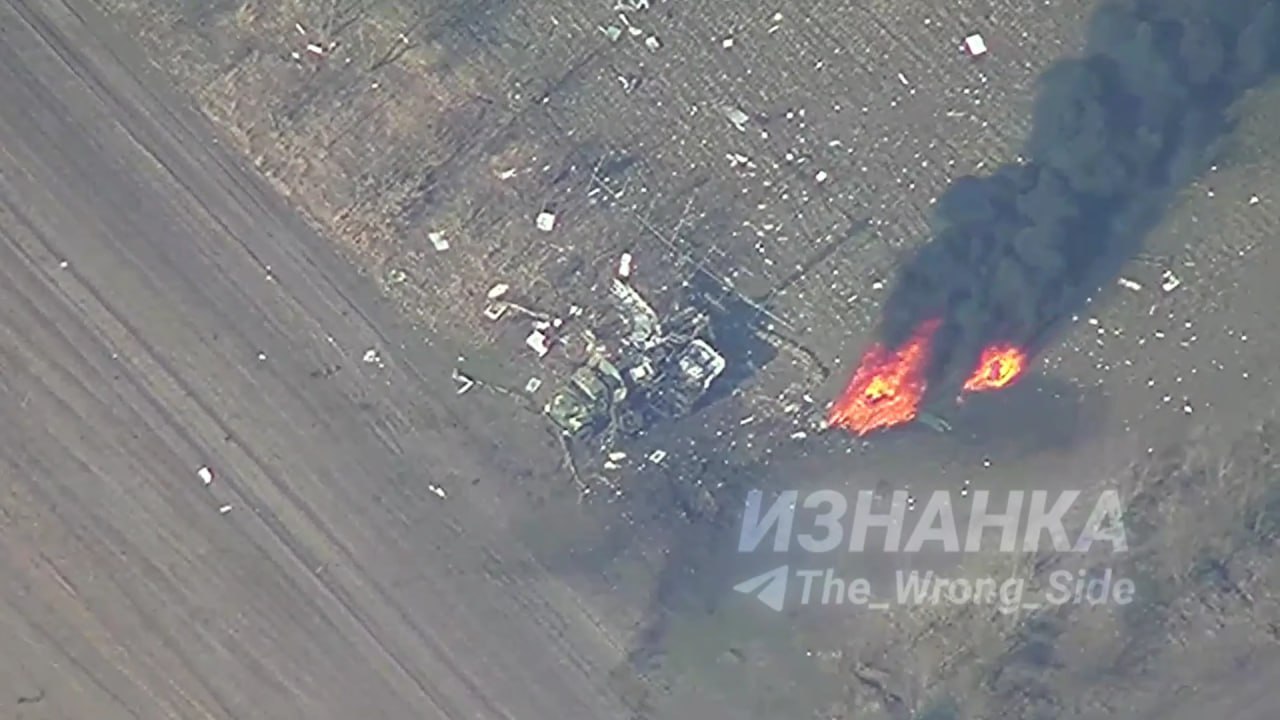 Уничтожение украинской РЛС П-18 «Малахит» точным прилетом ПКР Х-35У, запущенной российским ударным самолетом, окрестности села Владимировка, Днепропетровская область