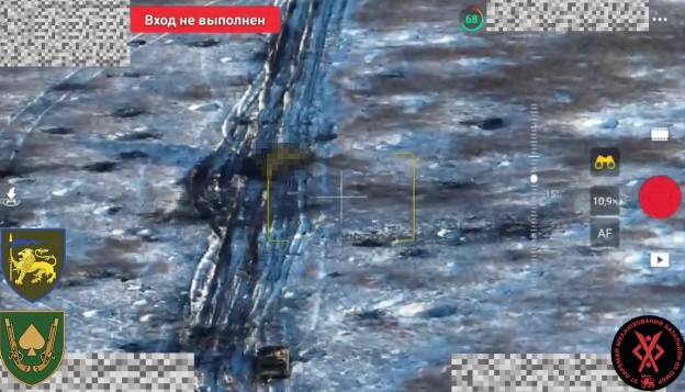 БМП-1 - уничтожена. Восточнее населенного пункта Терны Донецкой области