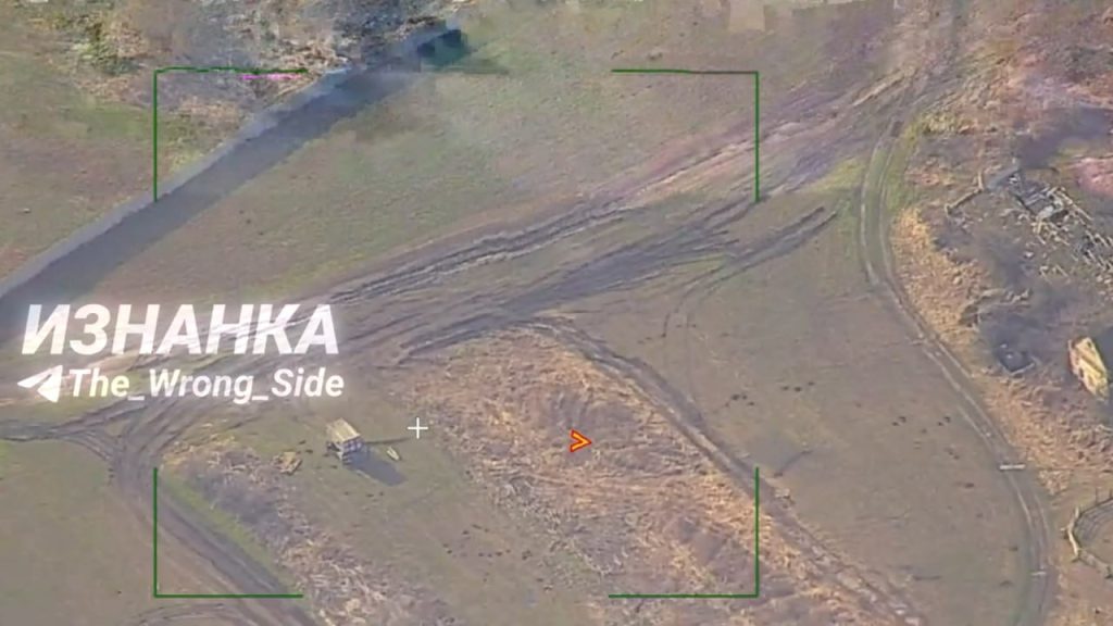 Уничтожение пусковой установки ЗРК NASAMS украинской армии возле села Малышевка в Запорожской области, около 50 км от линии фронта