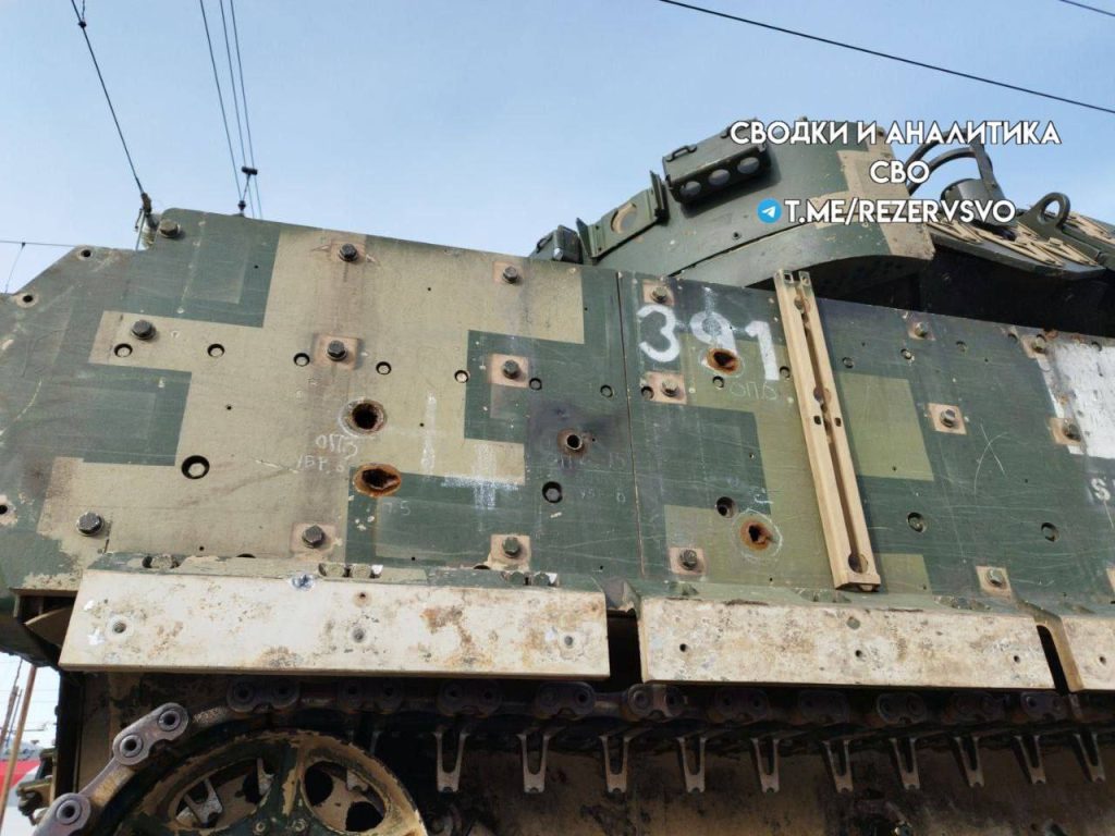 Трофейная БМП M2A2 Bradley американского производства была замечена в Воронеже