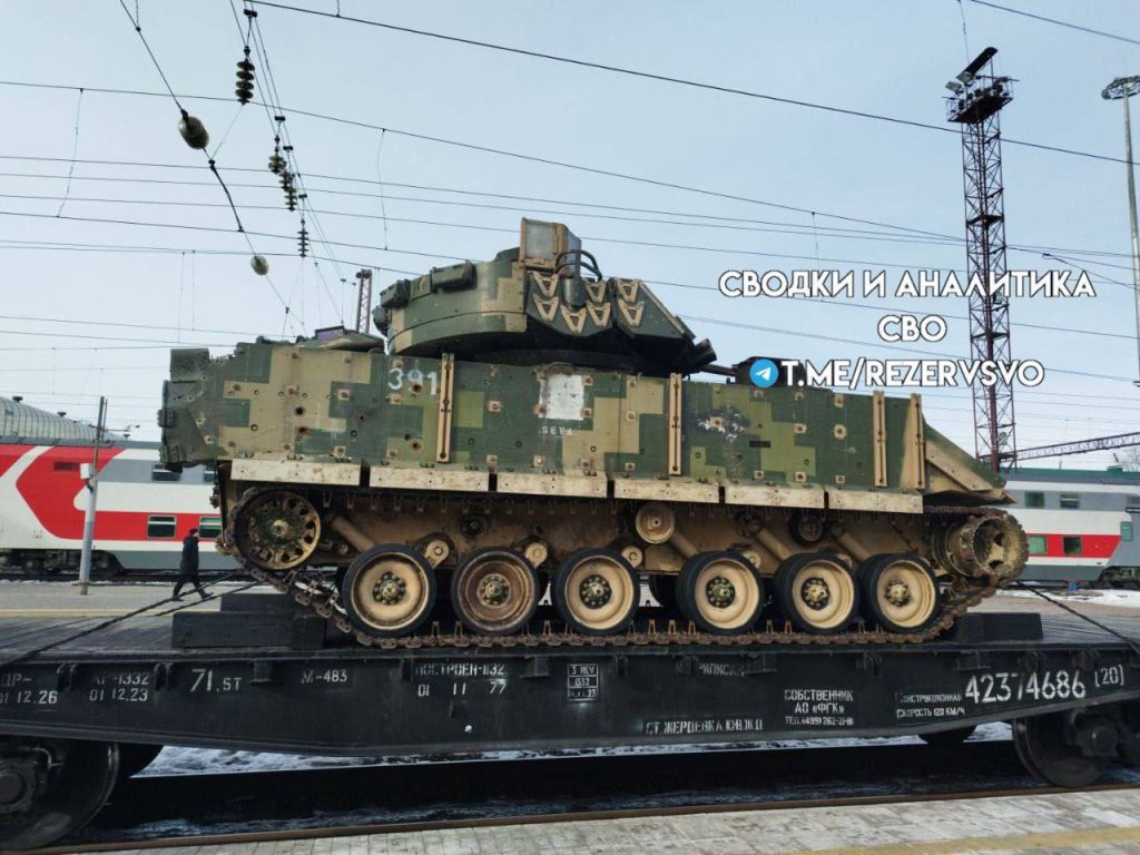 Трофейная БМП M2A2 Bradley американского производства была замечена в Воронеже