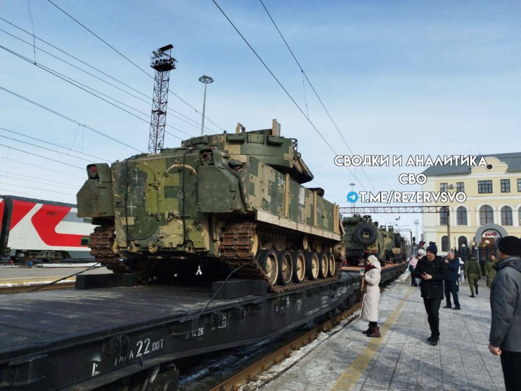 Трофейная БМП M2A2 Bradley американского производства была замечена в Воронеже