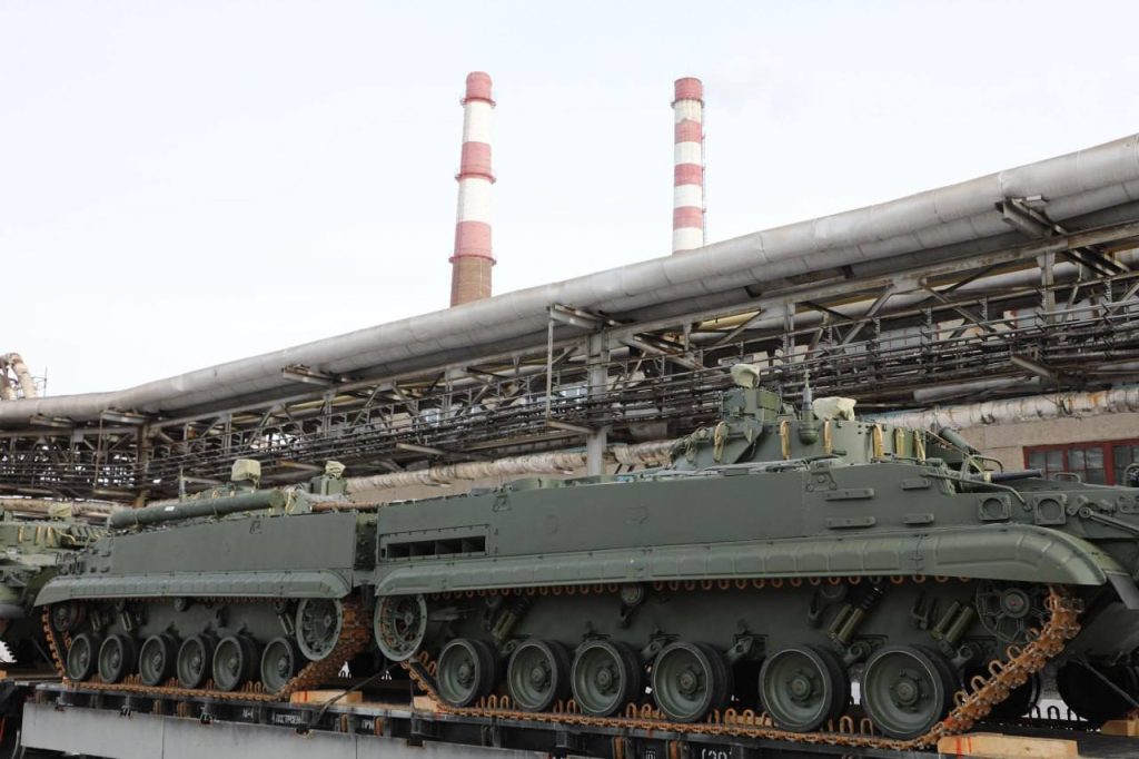 Вторая в этом году партия БМП-3 производства КМЗ отправилась в войска