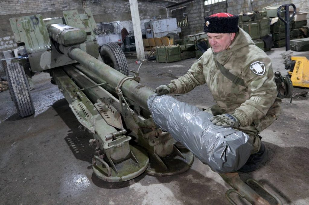 Работа казачьего отдельного специального ремонтно-восстановительного батальона «Оскол» в зоне СВО