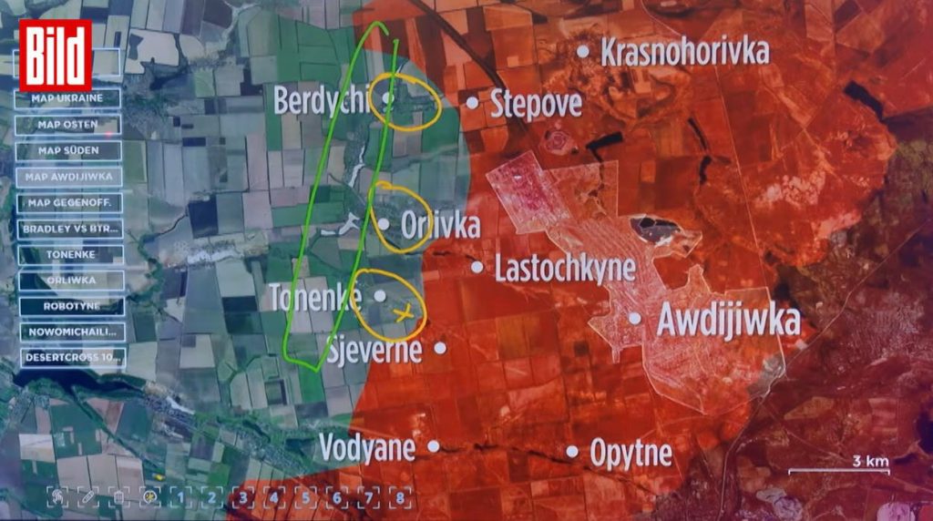 ВСУ с трудом держат оборону вдоль водоёмов к западу от Авдеевки, — BILD