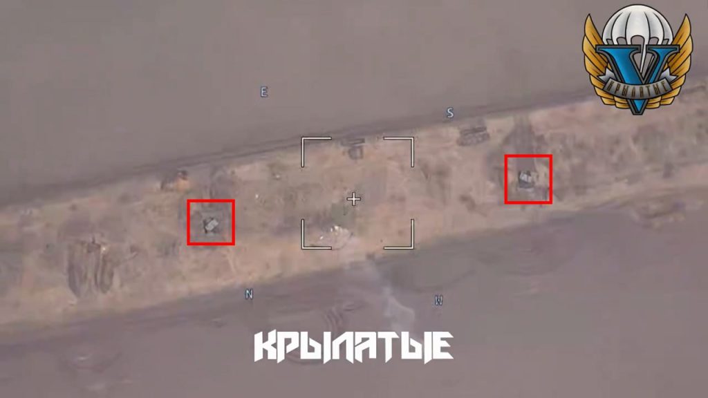 Уничтожение РЛС AN/MPQ-64 Sentinel из состава ЗРК NASAMS ударом "Ланцета", Херсонская область