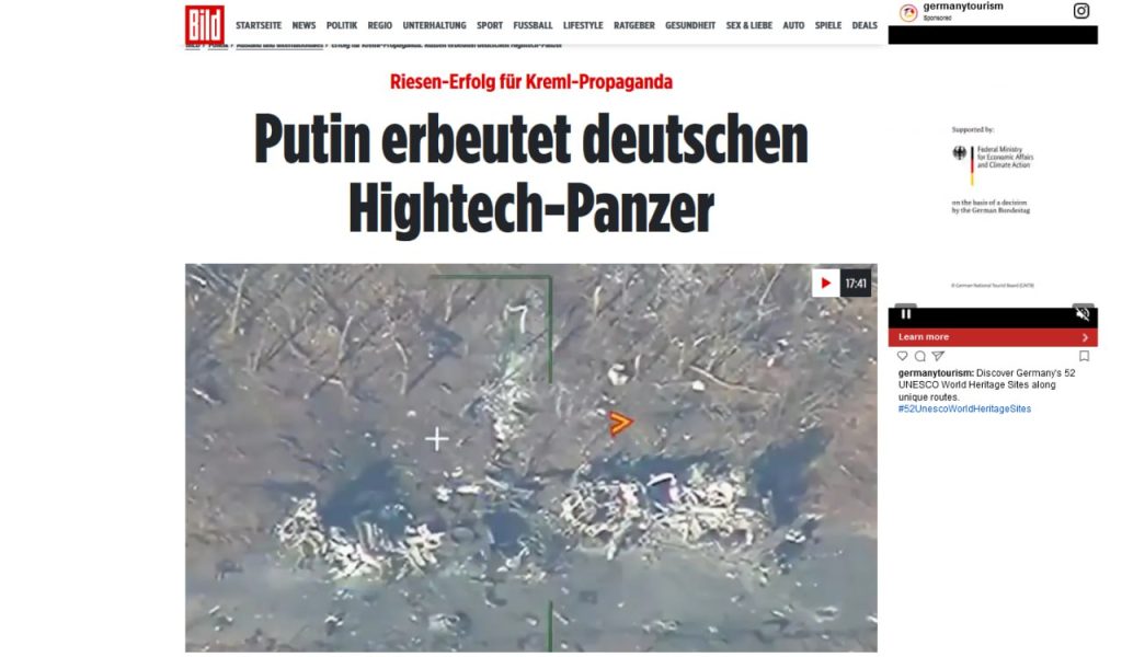 Bild: российские военные захватили новейший Leopard 2A6