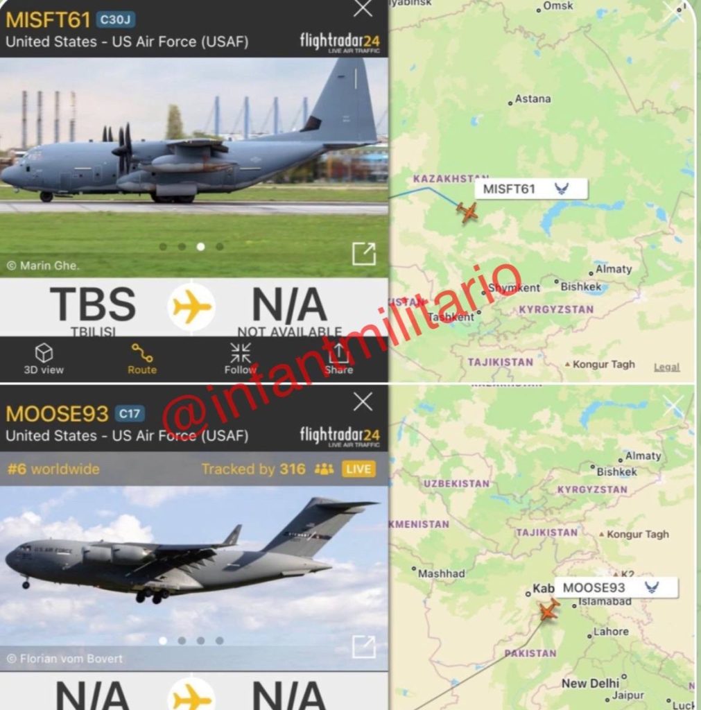 За неделю до теракта в «Крокусе» транспортный самолет спецназа США совершил редкий визит в Казахстан и Таджикистан