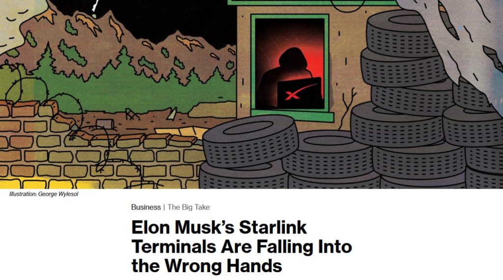 Bloomberg: терминалы Starlink свободно продаются на черном рынке