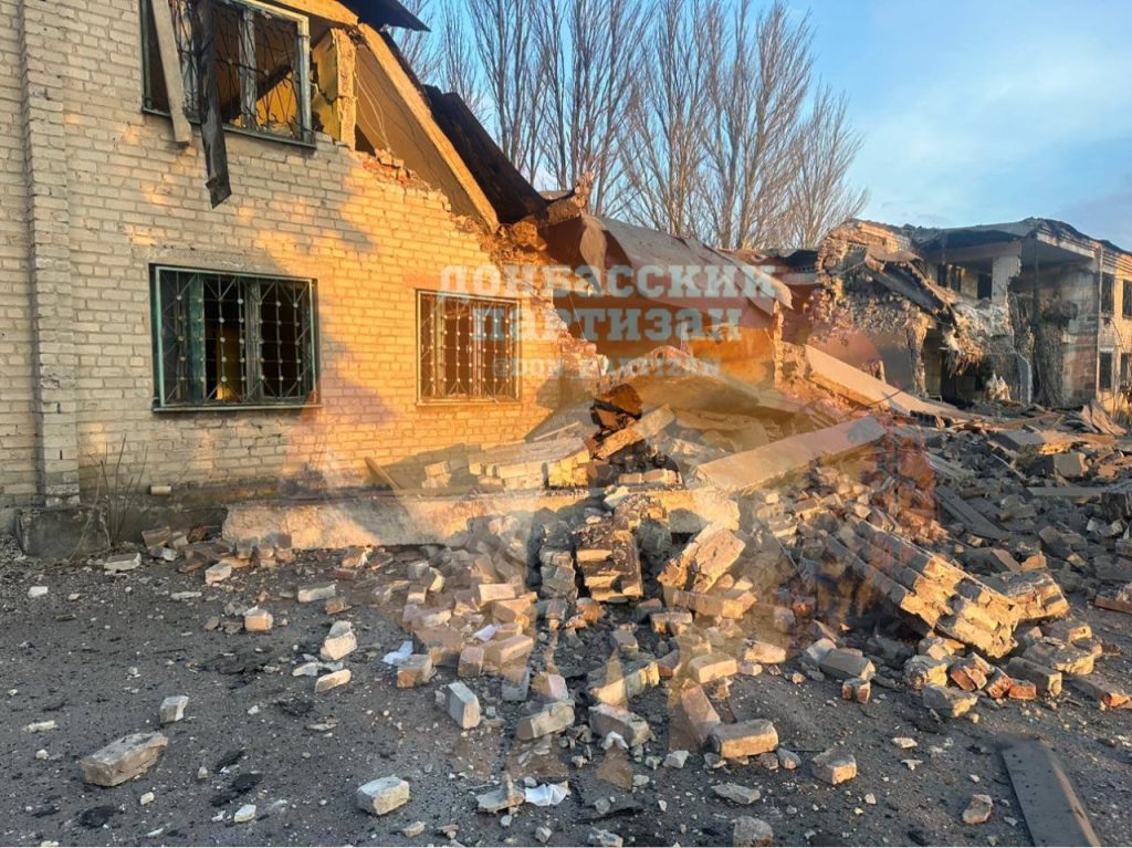 Удар по пункту дислокации разведподразделения противника в Новогродовке