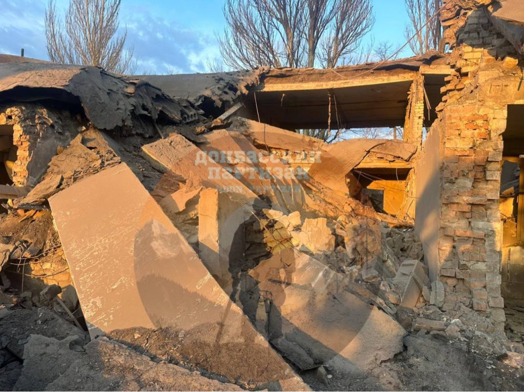 Удар по пункту дислокации разведподразделения противника в Новогродовке