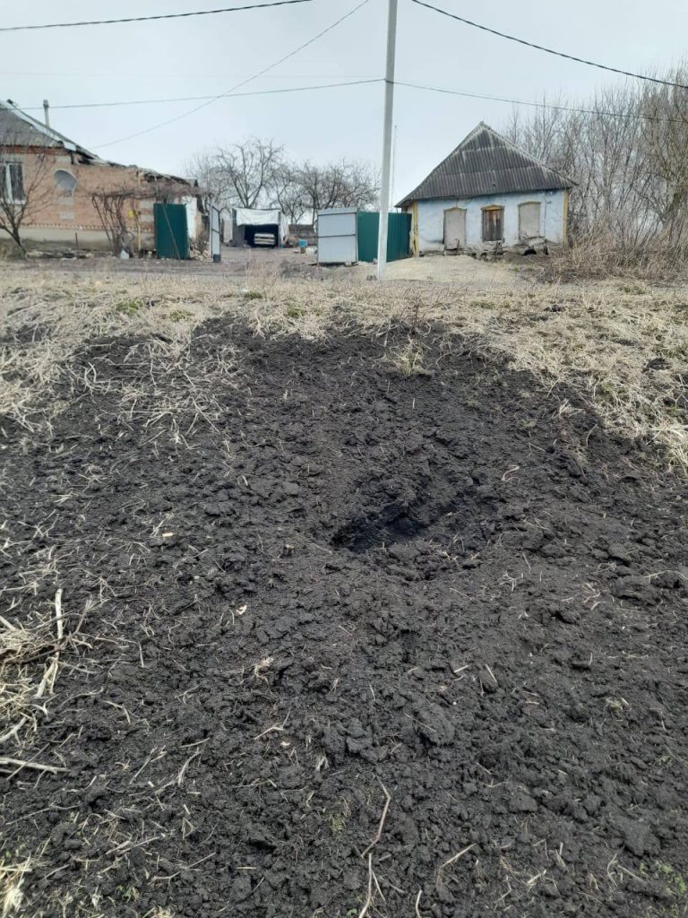 Сегодня со стороны Украины обстреляно село Гордеевка Кореневского района