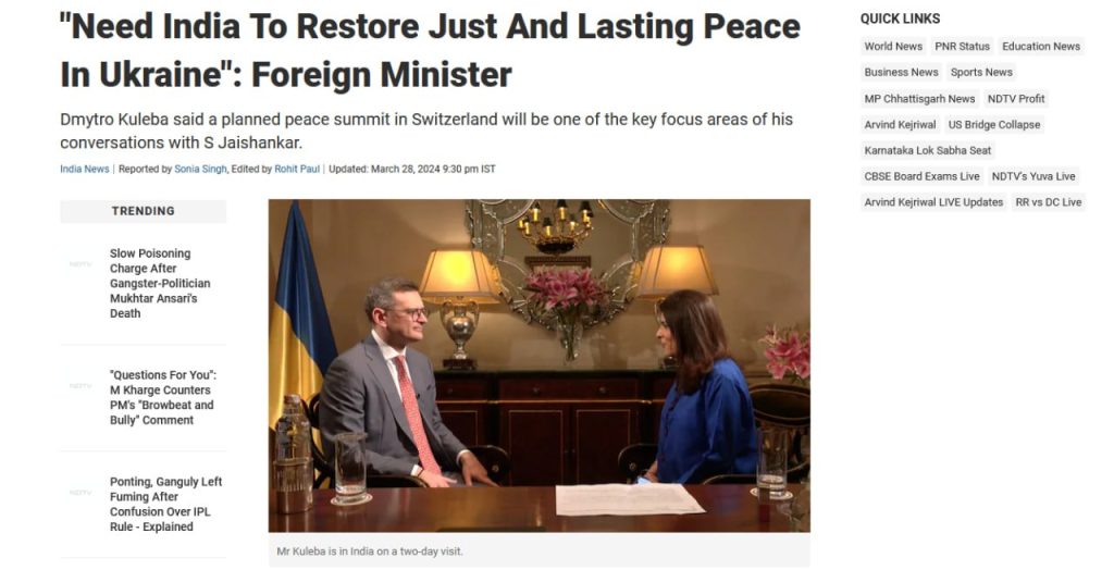 Кулеба пофантазировал о переговорах с РФ на условиях Украины