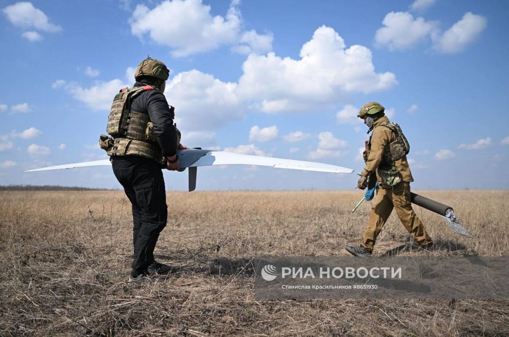 Боевая работа операторов БПЛА группировки войск «Центр» на Авдеевском направлении СВО