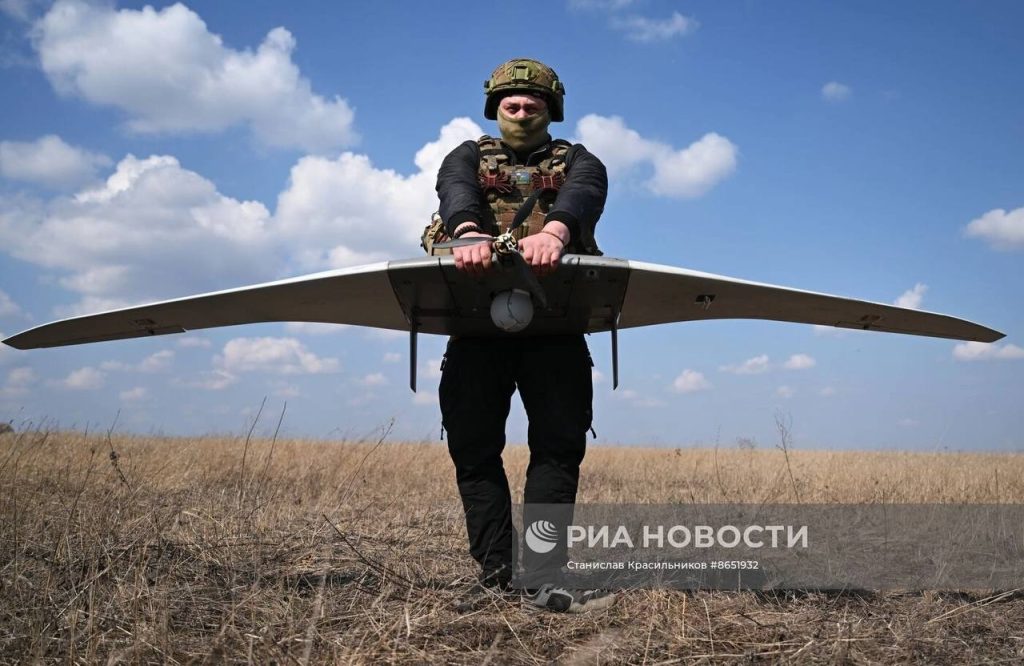 Боевая работа операторов БПЛА группировки войск «Центр» на Авдеевском направлении СВО