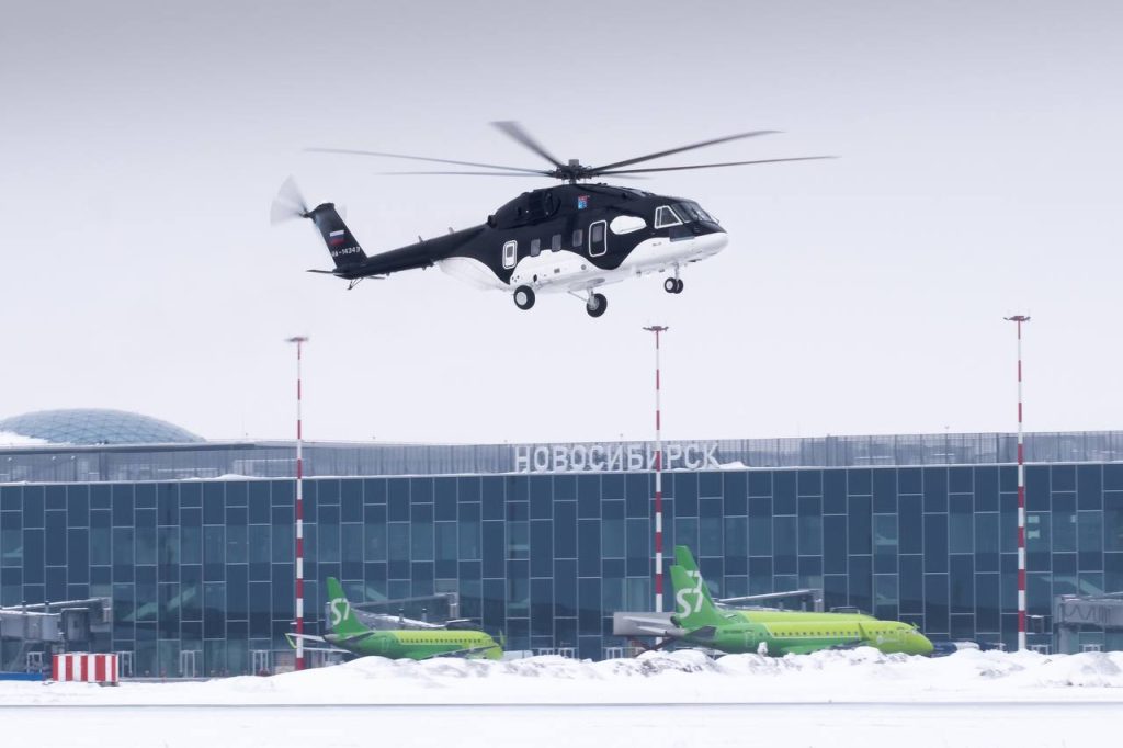 Сразу пара Ми-38 в Новосибирске