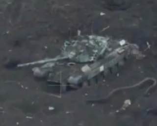 PT-91 Twardy Б/н №342 - поврежден и брошен