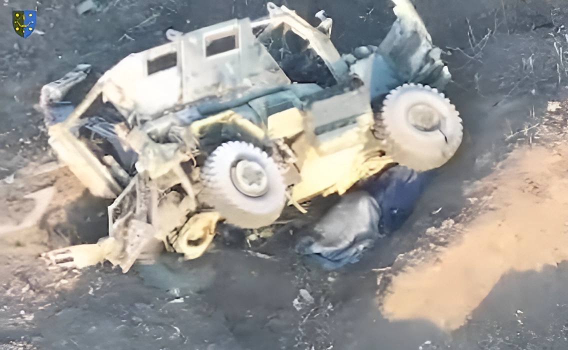 International MaxxPro - уничтожен. В Запорожской области