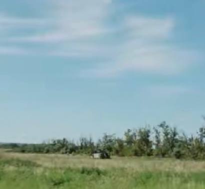 M113 - уничтожен. У с. Левадное Запорожской области