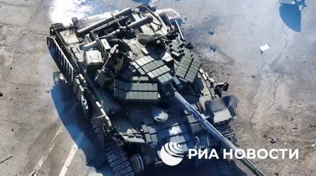 Т-64БВ обр. 2022 - уничтожен