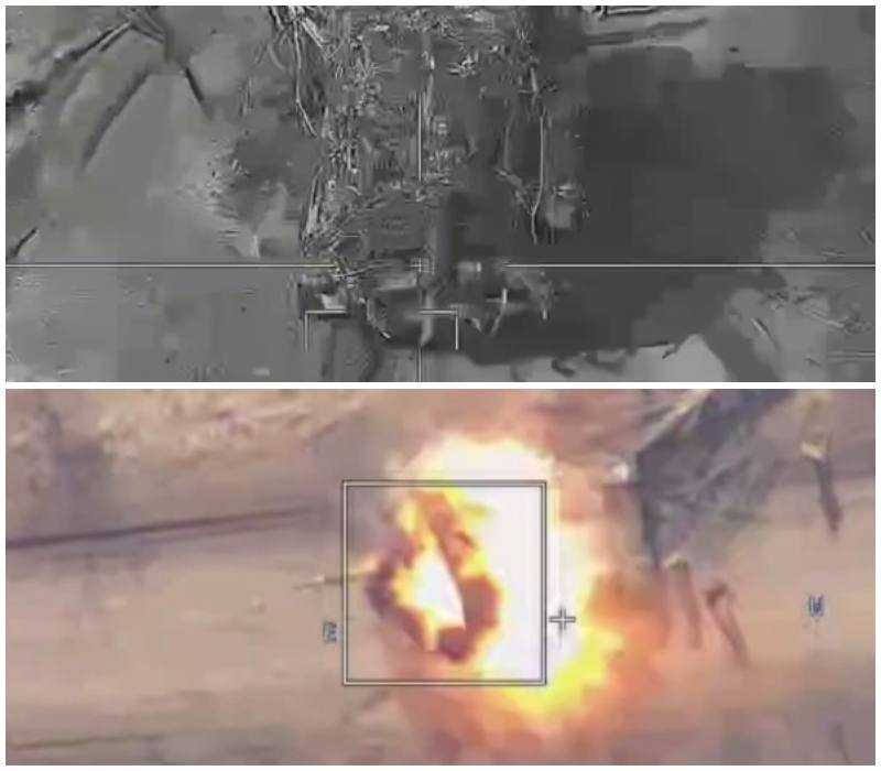 Т-72М1 - уничтожен. Возле с. Звановка Донецкой области