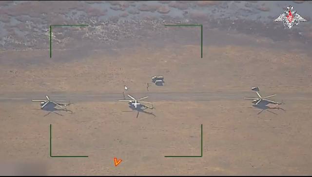 Ми-8МТ - уничтожен, Ми-17В-5 - уничтожен