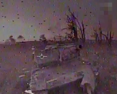Strv 122A - поврежден и брошен. Возле c. Терны в Донецкой области