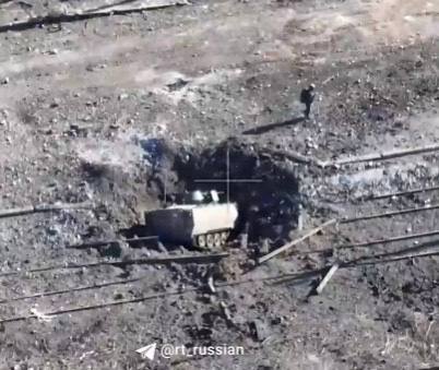 M113 - трофей. Возле г. Авдеевка Донецкой области