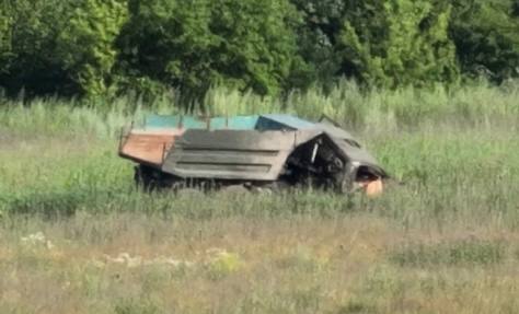 КАМАЗ-5511 - уничтожен. В Донецкой области