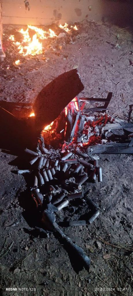 Очередные трофеи Скорпионов-328 в виде сбитых боевых дронов «Баба Яга»