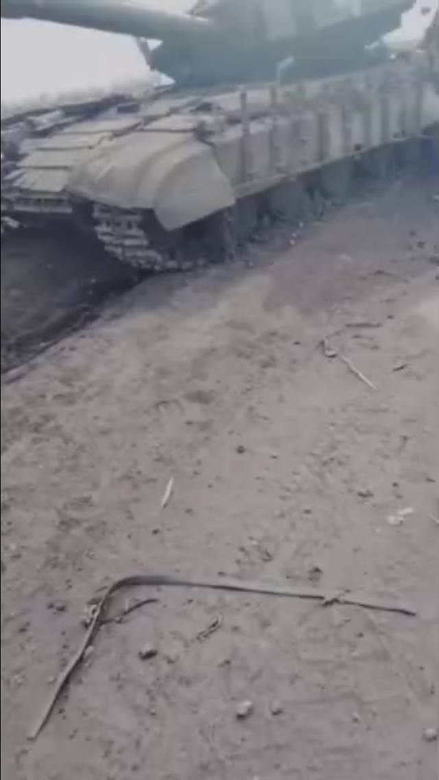 Т-64БВ - уничтожен. В Запорожской области