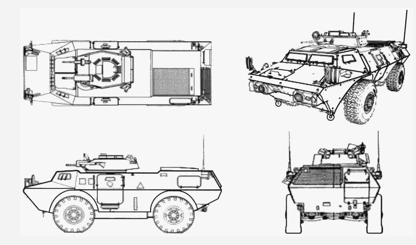 На Южнодонецком направлении впервые в зоне СВО уничтожен американский бронетранспортер M1117