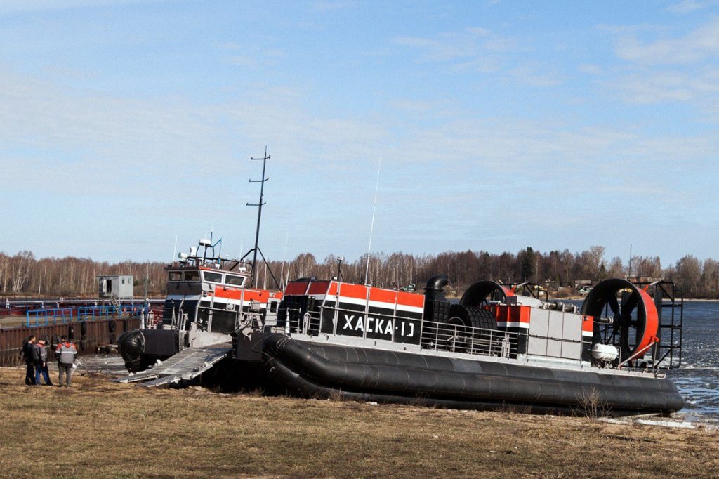 Рыбинская верфь совершила спуск судна на воздушной подушке «Хаска-10»