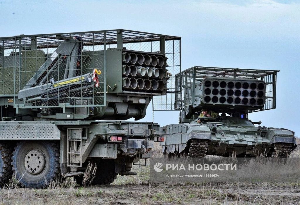 ТОС-2 «Тосочка» на полигоне Шиханы Саратовской области