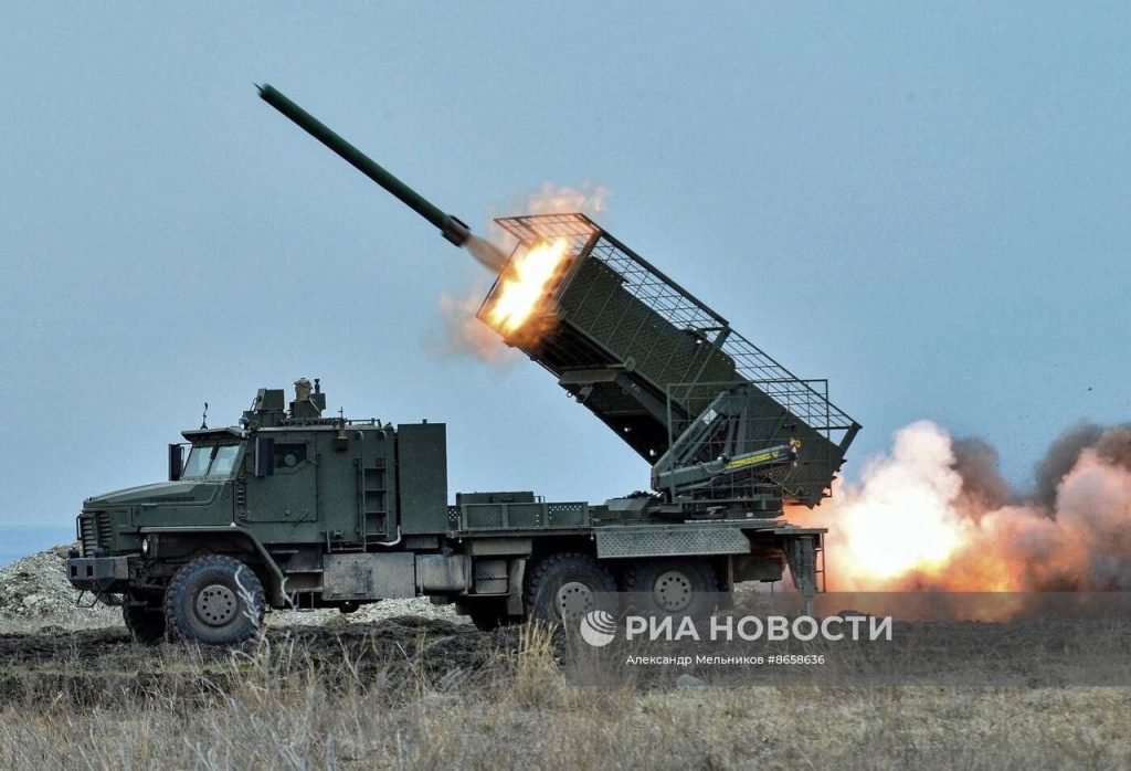 ТОС-2 «Тосочка» на полигоне Шиханы Саратовской области