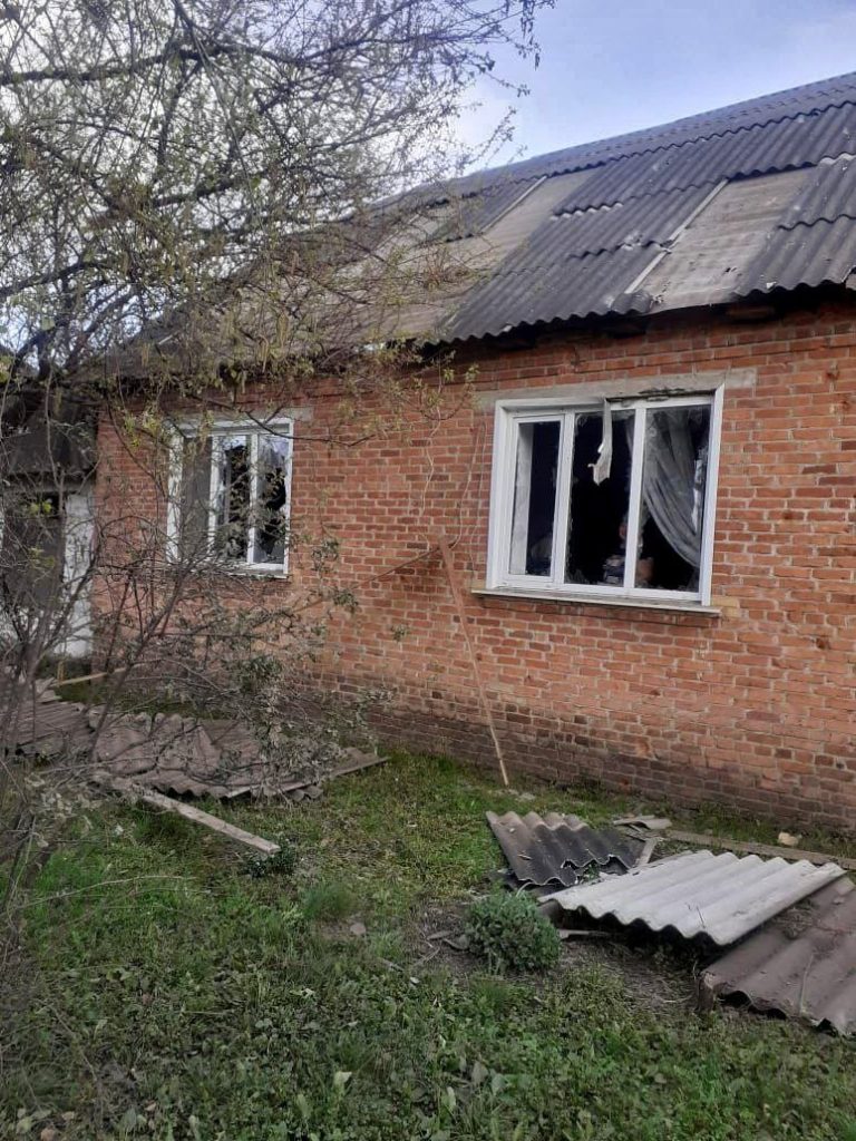 Под обстрелом вновь посёлок Тёткино Курской области