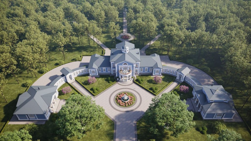 Настоящая дворянская усадьба, которая, по версии следствия, принадлежала уже бывшему замминистра обороны Тимуру Иванову