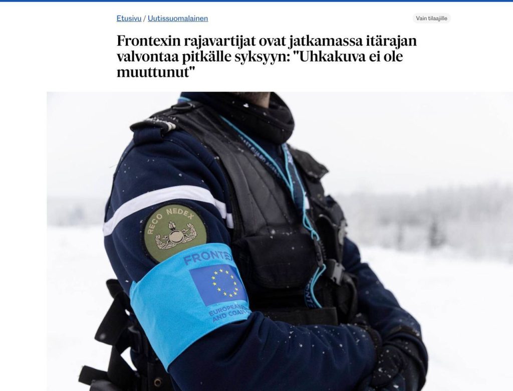 Финляндия попросила европейских пограничников обеспечить безопасность границы с Россией