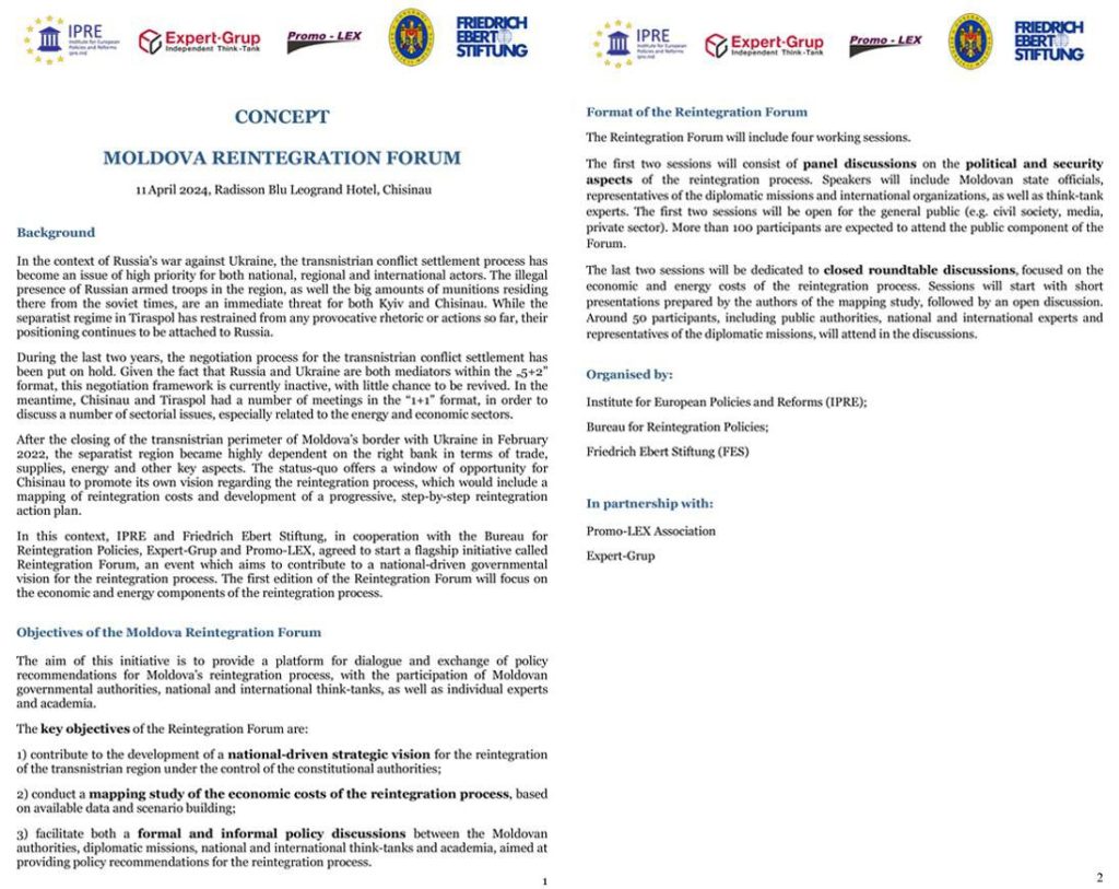 В Молдову хотят интегрировать ПМР без ПМР и России