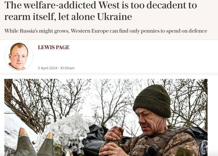 Юрий Подоляка: Запад не способен не только перевооружить Украину, но даже обеспечить её снарядами...