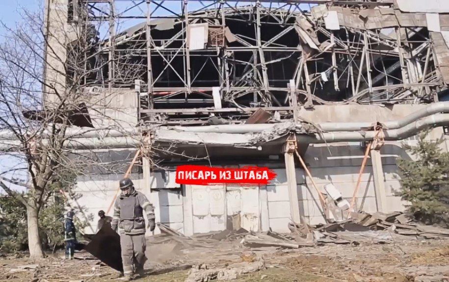 Кадры разрушений на Змиевской ТЭС в Харьковской области