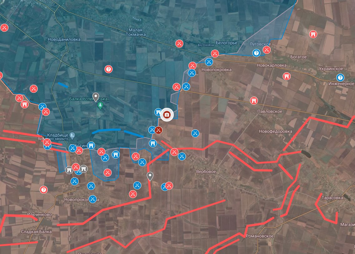 Видео удачных действий российской пехоты на Запорожском направлении