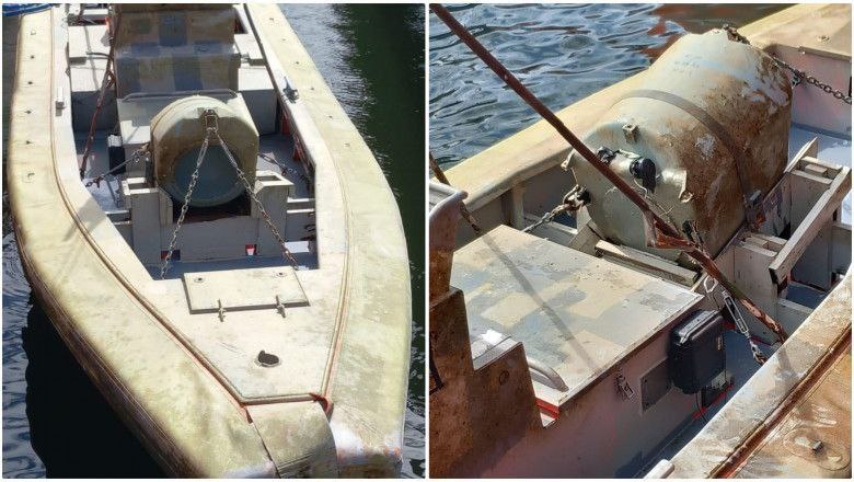 В Черном море вблизи Румынии обнаружен морской беспилотный аппарат (МБА)