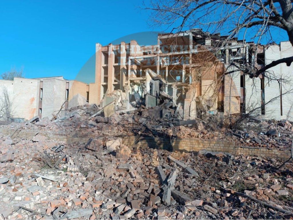 Удар по пункту дислокации противника в Славянске