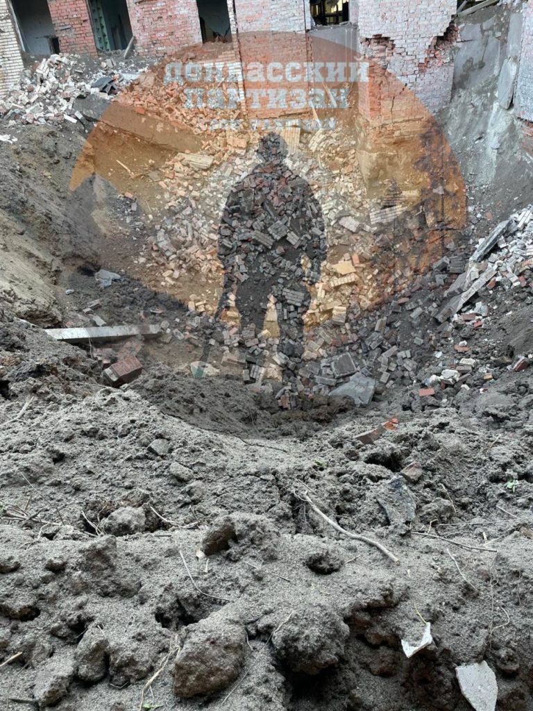 Удар по пункту дислокации противника в Славянске